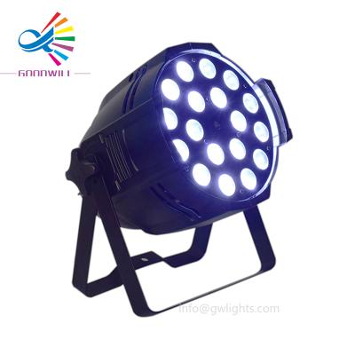 China LANDSCAPE LED Par 18x6in1 RGBWAUV 18W LED Zoom Stage Par Light for sale