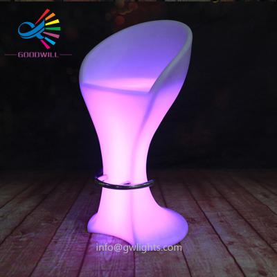 China New Durable Cocktail Plastic Table Light Bar Event Led Outdoor Furniture for sale