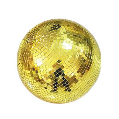 China Modern 10CM/20CM/30CM/50CM Customize Height Disco Nightclub Stage DJ Light Gold Mirror Ball Light for sale