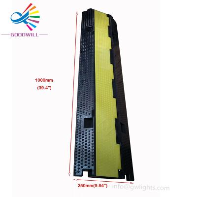 China Hall Or Exhibitions Events Stand 2 Channel Heavy Duty Floor Cable Wire Hood Protector for sale