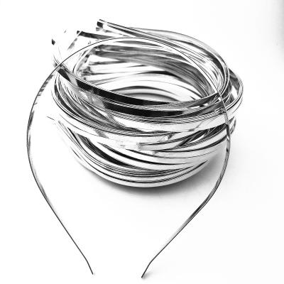 China Wholesale 5mm Lead Free and Nickel Free Wide Environmental Protection Plated Metal Carbon Steel Diy Headwear Hair Hoop Hairband Headband Accessory for sale