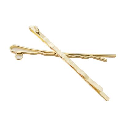 China Not Easy To Fade Wholesale High Quality Color Preserving 5.5CM DIY Metal Hair Clip Band Hair Clip Wavy Hair Clip Accessories Bobby Pin for sale