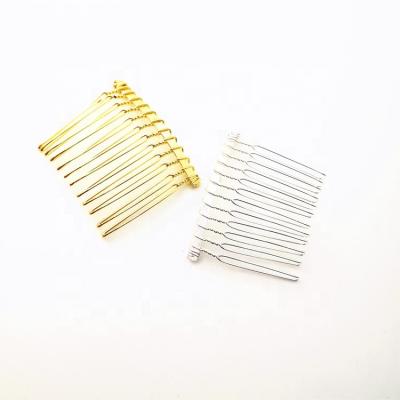 China Not easy to fade manufacturers wholesale custom classic 12 teeth hair comb suitable for handmade design bridal hair accessories for sale