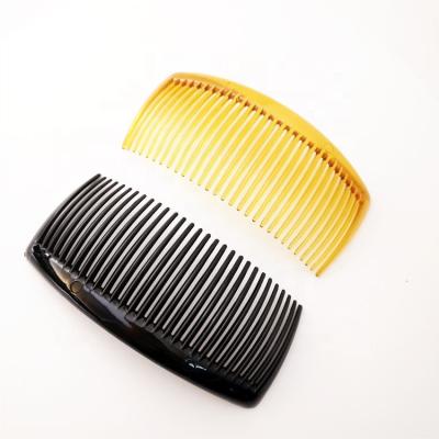 China Not Easy To Fade Manufacturer Wholesale Custom DIY Hair Comb Accessories 10CM 29 Teeth Hair Comb Plastic Tooth Comb for sale