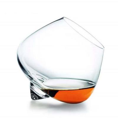 China Wholesale Modern Design Custom Chubby Rolling China Vodka Rocking Glass for sale