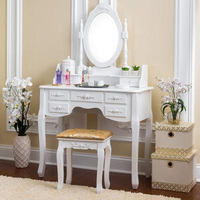 China Adjustable (Other) Make Up Turkish Style Wooden Dressing Table Vanity Furniture for sale