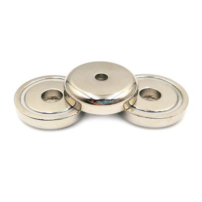 China NdFeB Montagepot Neodym Magnet Disc Permanent Pot Magnet zu verkaufen