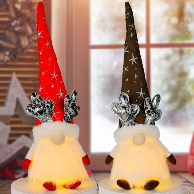 China 100% Custom Handmade Eco-Friendly Doll Faceless Gift Christmas Gnomes Ornament Scandinavian Plush Table Decorations for sale