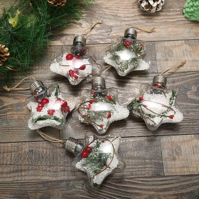 China Eco - Friendly Transparent Christmas Light Decor Ball Tree Decoration Supplies Ornament for sale