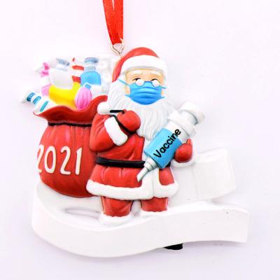 China 2021 Christmas Decoration Supplies Resin Santa Claus Ornaments Christmas Tree Ornament For Christmas Decorations Gift for sale