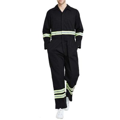 China Work Uniform Men's Classic High Visibility Work Coverall With Thoughtful Trim for sale