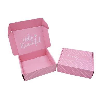 China Recyclable High Quality Recycled Packaging Shoes Cosmetics Gift Corrugated Mailing Box for sale