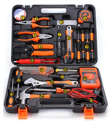 China The card slot is stable and does not fall off 29-piece set of hardware DIY tools household maintenance electrical tool kit for sale