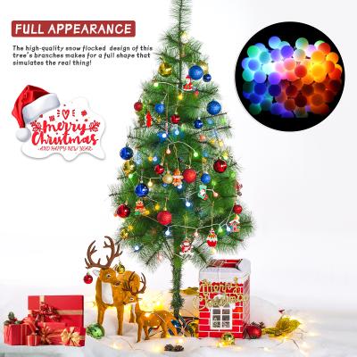 China PVC Frideko House Clutter Dense Christmas Trees Decorated Home Indoor Green 1.5m Tall Christmas Tree for sale