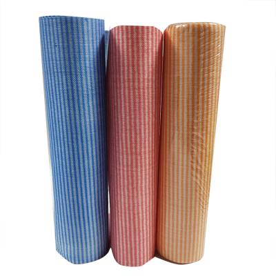 China Waterproof Factory Directly Supplied Wiping Cloth / Wet Nonwoven Fabric Raw Materials Spunlaced Roll for sale