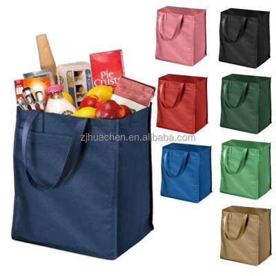 China Grocery Handled Tote Shopping Promotion Polypropylene Nonwoven Bags for sale