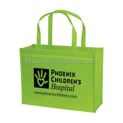 China degradable & Waterproof nonwoven shopping bag Custom Logo Print Reusable Carry Tote pp nonwoven bag for sale