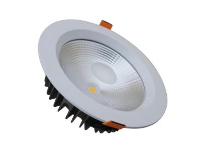 China Hotel / Mesuem Cob LED Downlight 5000K , 30W White LED Downlights With External Driver for sale