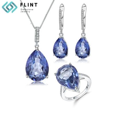 China Accept Customized Classic FLINT High Quality Handmade Earrings Diamond Necklace 10K 8k Gold Material Earrings For Women New Designs for sale