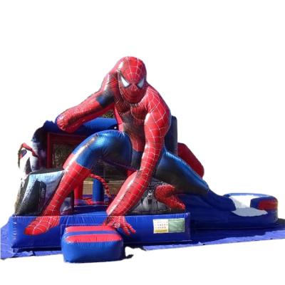 China Sea Wholesale Spiderman Inflatable Bouncer House Inflatable Spiderman Moonwalks For Kids for sale