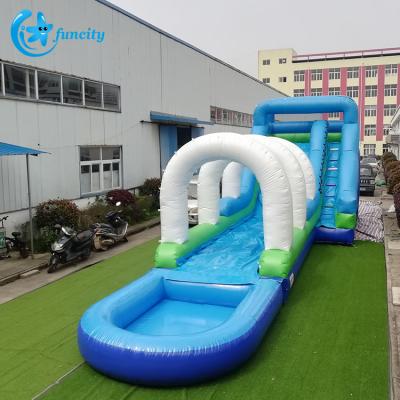 China Indoor Inflatable Waterslide Long Jumper Inflatable Water Slide Bounce House Water Slide and Pool Slide Inflatable Water Slide for sale