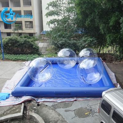 China 0.6/0.9mm (Plato) 0.6/0.9mm Thick PVC Tarpaulin Large (Plato) Inflatable Water Pool Toys, Water Pool For Water Balls for sale