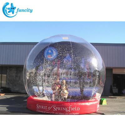 China Indoor Inflatable Games Inflatable Human Size Snow Globe For Christmas / Giant Inflatable Snow Globe For Outdoor for sale