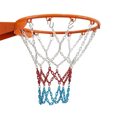 China BOHU Basketball Net Alloy Steel Basketball Super Tension Bold Chain Net for sale