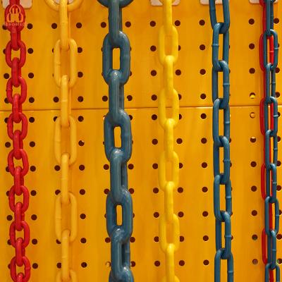 China Drag BOHU Barricade Link Chain Steel Link Chain Plastic Coated Chain for sale