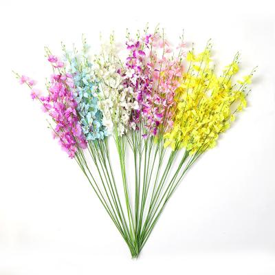 China High Simulation New Product Artificial Flowers Dancing Lady Orchid 5 Branches Dancing Orchids for sale