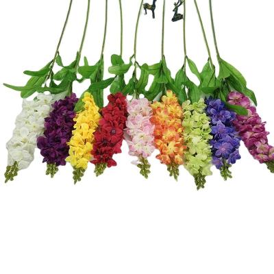 China Wholesale environmental protection green wedding decoration artificial flower ceiling flower rattan for sale