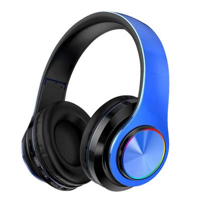 China Comfortable Wearing Wireless Noise Canceling Headband Earbud Sports Foldable Stereo Headset OEM Headphones Deep Bass Earphone for sale