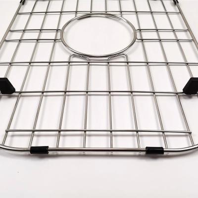 China Modern Kitchen Stainless Steel With Anti-scratch Cover Device Bottom Sink Grid for sale