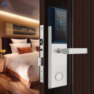 China Hotel Door Lock Security Door Lock Smart Electronic Digital Door Locks With Handles for sale