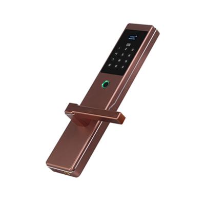 China Zinc Alloy Smart Door Lock With Digital Password RFID Card Fingerprint for sale