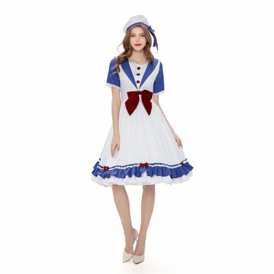 China Polyester Halloween Alice Sailor Maid Costume Anime Maid Lolita Cosplay Dress for sale