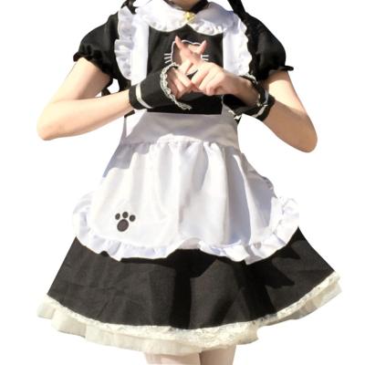 China Japanese Polyester Cat Maid Costume Anime Costume Lolita Dress Princess Dress Maid Costume for sale