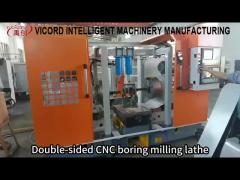 2 side CNC boring lathe