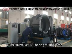 large DN CNC boring milling turning lathe