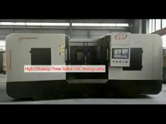 High Efficiency Three Sided CNC Boring Lathe