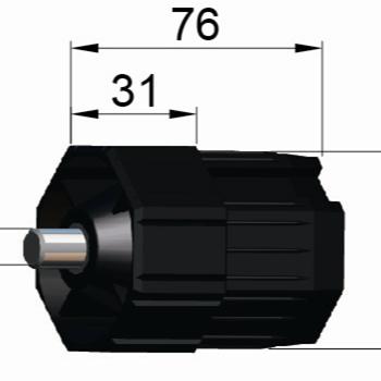 China Roller Shutter Trade Assurance High Quality Steel Tube Idler Ends 60mm for sale