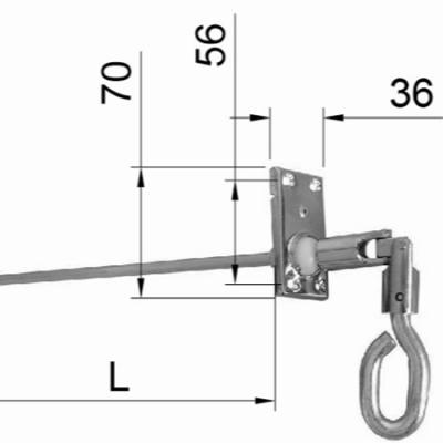 China Roller Shutter Windows High Quality Roller Blind Accessories Handle Crank System Universal Joint, 402.1445.536jcan Be Customized for sale