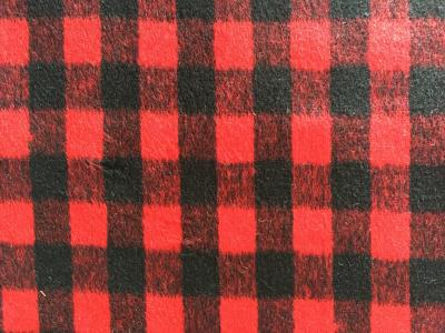 Chine Tissu d'ouatine de plaid de tartan de résistance de Pilling, tissu 800g/M de meubles de tartan à vendre