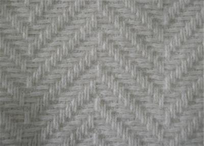 China 57/58 Inch Herringbone Tweed Fabric Anti Static With Skin Friendly Material for sale