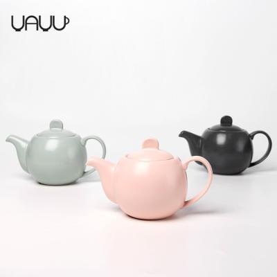 China Viable Popular Multicolor Teapots / Porcelain Ceramic Chinese Teapot Set On Sale for sale