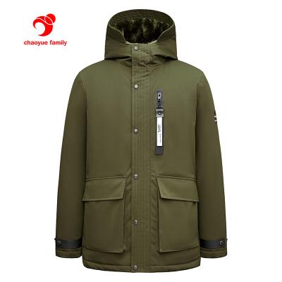 China Winter Sale Bomber Jacket Men's Outdoor Waterproof Stripper Jacket Men Big Warm Windproof Jacket Big Size for sale