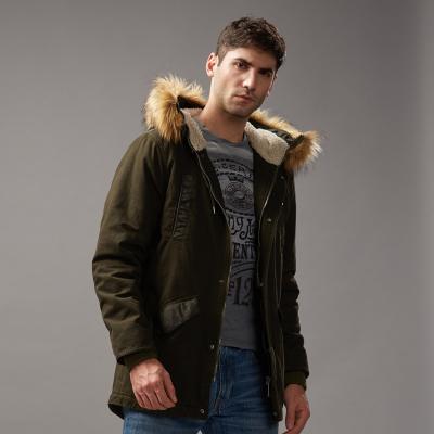 China Waterproof OEM Padded Jacket With Fur Hood Lining Fleece Winter Stripper Jackets Down Coat Mens Striper Jacket for sale