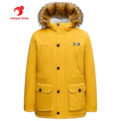 China Men's Ditch Coat Waist Yellow Long Drawstring Slim Fit Winter Windproof Adjustable Over Coat For Men for sale