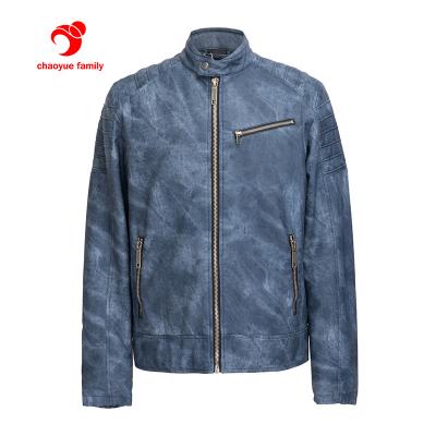 China Male Plus Size OEM Leather Jacket Mens Breathable PU Faux Leather Jacket Jackets for sale