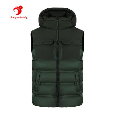 China Winter QUICK DRY Mens Anorak OEM Vest Down Striper Vest Men's Quilted Vests for sale